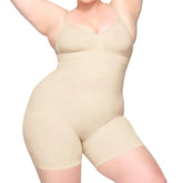 Seamless Sculpt High-Waisted Shapewear Shorts – Mid-Thigh Tummy Control